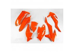 UFO kompletní plasty KTM EXC/EXC-F 17-19, barva oranžová fluo KTM EXC 125 rok 17-19