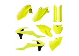POLISPORT kompletní plasty KTM SX 125/150, SXF 250/350/450 16-18, barva žlutá fluo KTM SX 150 rok 16-18