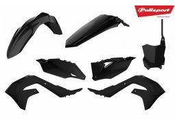 POLISPORT kompletní plasty KAWASAKI KX450F 19, barva černá