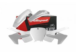 POLISPORT kompletní plasty (bez startovního čísla) HUSQVARNA TE/FE 250/300, TE 125/250, FE 250/350/450 17-19, barva bílá