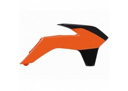 POLISPORT kryt chladiče KTM SX/SXF 13-15, EX/EXCFC 14-16, barva oranžová/černá