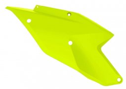 POLISPORT boční tabulky zadní KTM SX/SXF 16-18, EXC/EXCF 17-19, barva žlutá fluo (obě strany)