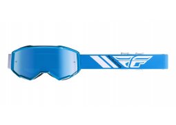 FLY RACING brýle ZONE 2019 modré, modré chrom plexi MX brýle na motokros