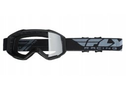 FLY RACING brýle FOCUS černé, čiré plexi bez pinů MX brýle na motokros