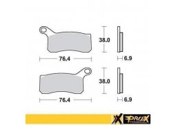 PROX brzdové destičky KH462 KTM 450/505/525 SX/XC ATV 08-12 přední