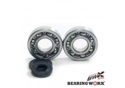 BEARING WORX Ložiska a těsnění klikovky KAWASAKI KX 250 87-01 (MADE IN JAPAN) (NTN) (24-1010)