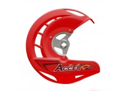 ACCEL kryt předního brzdového kotouče HONDA CRF 250/450R,X 04-14, CR 125/250 04-07 barva červená