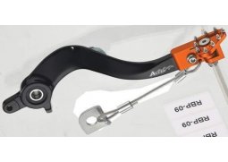 ACCEL brzdová páčka nožní KTM SX/EXC/SXF/EXC-F 07-16 barva oranžová