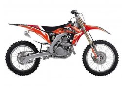 BLACKBIRD sada ochranných nálepek + potah sedadla HONDA CRF 250 14-17, CRF 450 13-16 DREAM 4