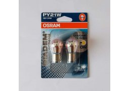 OSRAM žárovka 21W 12V BAU15S PY21W DIADEM chromové (BLISTER dvojitý)