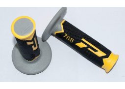 PROGRIP gripy PG788 OFF ROAD (22+25mm, délka 115mm) barva žlutá/šedá/černá (trojdílné) (788-221) (PG788/3)