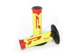 PROGRIP gripy PG788 OFF ROAD (22+25mm, délka 115mm) barva červená/žlutá fluo/ černá (trojdílné) (PG788/14) (788-228)