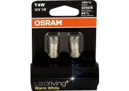 OSRAM žárovka LED RIVING WARM WHITE 4000K 1W 12V BA9S T4W (sada 2 ks)