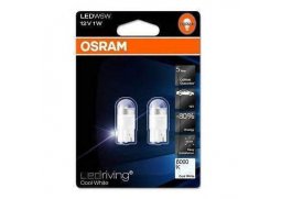 OSRAM žárovka LED RIVING COOL WHITE 6000K 1W 12V W2.1x9.5D W5W (sada 2 ks)