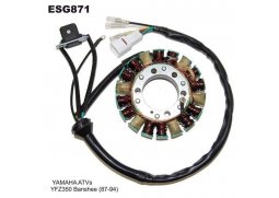 ELECTROSPORT Stator (vinutí) alternátoru YAMAHA YFZ 350 BANSHEE 87-94 (s impulzátorem)
