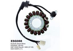 ELECTROSPORT Stator (vinutí) alternátoru SUZUKI GSF 650 07-08, GSF 1250 07-09, GSX 650F 08-09, GSX 1250F 11 (s impulzátorem)