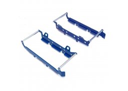 CROSSPRO kryty chladičů hliníkové MODEL LIGHT (do motorky bez ventilátoru) KTM EXC 250/300 17-18, SX 125 19 barva modrá