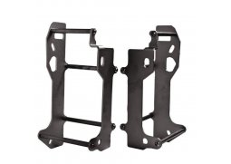 CROSSPRO hliníkový kryt chladiče LIGHT KTM SX/SXF/XC/XCF 11-14, EXC 12-15, HUSQVARNA TC/TE/FC 14 barva černá eloxovaný