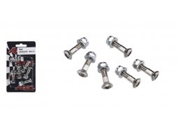 ACCEL sada šroubů a matek zadního kolečka (rozety) (6 ks) M8x34mm