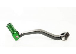 ACCEL řadící páčka (řadička) KAWASAKI KX 60 85-02, KX 80/85 91-18 hliníková, barva černá, koncovka zelená