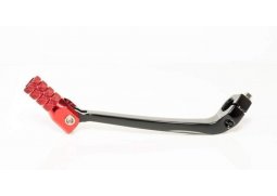 ACCEL řadící páčka (řadička) HONDA CRF 450R 09-10 hliníková, barva černá, koncovka červená (24700-MEN-A30) HONDA CRF450R rok 09-10