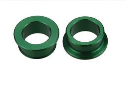 ACCEL rozpěrky zadního kola KAWASAKI KX/KXF 03-16, SUZUKI RM-Z 250 04-06 barva zelená (11-1042-1)