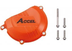 ACCEL plastový kryt spojky KTM SXF 450 13-, EXC-F 450 12-, EXC 500, barva oranžová