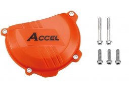 ACCEL plastový kryt spojky KTM SXF 250 13-, EXC-F 250 14-, SXF 350 11-, EXC-F 350 12-, barva oranžová