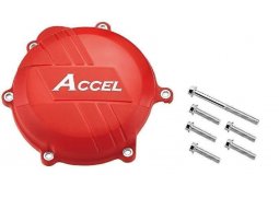 ACCEL plastový kryt spojky HONDA CRF 250R 10-17, barva červená