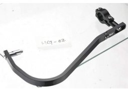 ACCEL kryty rukojetí s hliníkovým uchycením ENDURO 22mm barva černá (bez plastového krytu SD02)