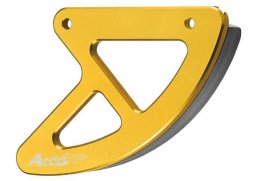 ACCEL kryt zadního brzdového kotouče SUZUKI RM-Z 250 07-18, RM-Z 450 05-18, RM 125/250 05-09 (hliník), barva žlutá