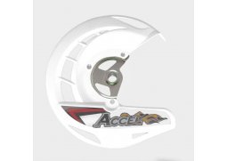 ACCEL kryt předního brzdového kotouče YAMAHA YZ 125/250 02-18, YZ 250F/450 03-13, WR 250/450F 03-17 barva bílá (průměr 20)