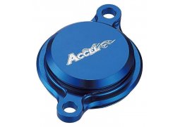 ACCEL kryt olejového filtru YZ 250F 14-17, YZ 450F 10-16, WR 250F 15-17, WR 450F 16, barva modrá