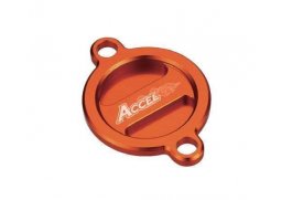 ACCEL kryt olejového filtru KTM EXC 400/450/530 08-11, SXF 450/505 07-12, SXF 350 11-19 barva oranžová