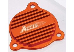 ACCEL kryt olejového čerpadla KTM EXC 350/400/450/500/530 08-12, SXF 350 11-12 barva oranžová
