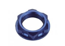 ACCEL horní matice řídítek YAMAHA, SUZUKI, HONDA (M24x32) barva modrá