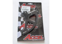 ACCEL hliníkový kryt zadního brzdového kotouče KTM SX/SXF 04-18, EXC/EXC-F 04-19 HUSQVARNA barva černá