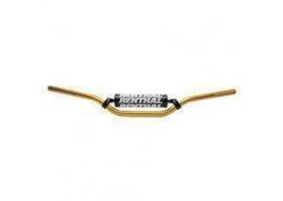 RENTHAL řídítka 7/8 CALA 22mm MX HANDLEBAR GOLD ENDURO PADDED, barva žlutá s hrazdou HONDA CRF250X rok 04-19