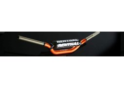 RENTHAL řídítka 1,1/8 CALA 28,6mm MX TWINWALL HANDLEBAR ORANGE MCGRATH / SHORT PADDED, barva oranžová s protektorem KTM EXC 200 rok 98-22