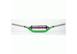 RENTHAL řídítka 1,1/8 CALA 28,6mm MX TWINWALL HANDLEBAR GREEN CR/CRF 04-13 KX/KXF 06-13 PADDED, barva zelená s protektorem KAWASAKI KX 100 rok 88-18