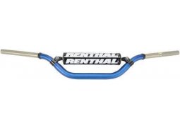 RENTHAL řídítka 1,1/8 CALA 28,6mm MX TWINWALL HANDLEBAR BLUE CR/CRF 04-13 KX/KXF 06-13 PADDED, barva modrá s protektorem