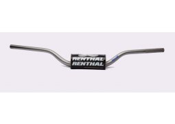 RENTHAL řídítka 1,1/8 CALA 28,6mm MX FATBAR HANDLEBAR TANIUM YAMAHA YZ 450F 08+ / MT-09 PADDED PADDED, barva titanová s protektorem