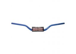 RENTHAL řídítka 1,1/8 CALA 28,6mm MX FATBAR HANDLEBAR BLUE KTM HIGH PADDED, barva modrá s protektorem YAMAHA PW 80 rok 83-09