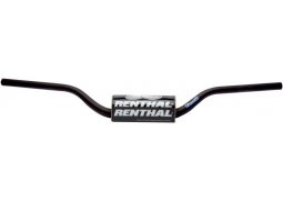 RENTHAL řídítka 1,1/8 CALA 28,6mm MX FATBAR HANDLEBAR BLACK DUNGEY PADDED PADDED, barva černá s protektorem