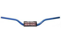 RENTHAL řídítka 1,1/8 CALA 28,6mm MX FATBAR BLUE CR HIGH/RICKY JOHNSON, barva modrá s protektorem YAMAHA YZ426F rok 99-02