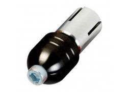 RENTHAL koncovky řídítek BAR ENDU PLUGS BLACK, závažíčka, barva černá (pár)