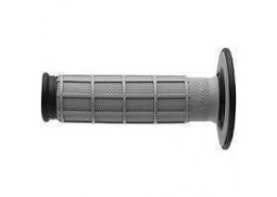 RENTHAL gripy MX DUAL COMPOUND FULL WAFFLE GREY, dvoudílné, barva šedá/černá