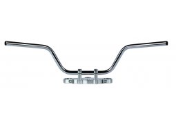 TRW LUCAS řídítka ocelová 22mm TOURING HIGH chromovaná lesklá