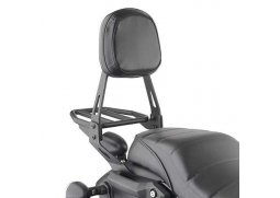 Kappa KTS9105B Opěrka s odnímatelným malým nosičem zavazadel, černá pro KEEWAY K Light 125 -20 KEEWAY K Light 125 rok 2020