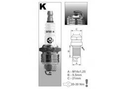 zapalovací svíčka Brisk K17C řada Super